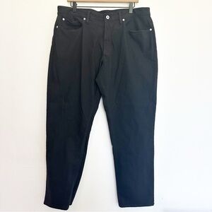 Bonobos Men’s Italian Textured 5 Pocket Athletic Fit Pants Black 36 x 30 Stretch